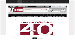 Desktop Screenshot of lorenteofimatica.com